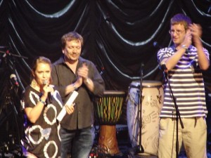 Rikki announcing the Band of the Year at ACL Live at the Moody Theater