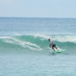 Surfing down at one of the beaches!