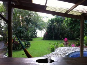 View from the kitchen of Casa Dulce. Not too shabby.